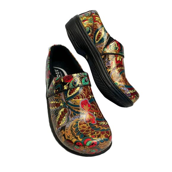 Klogs Jungle Boogie MISSION Leather Clog | Sz 6 | Multicolor | Excellent! - Picture 12 of 12